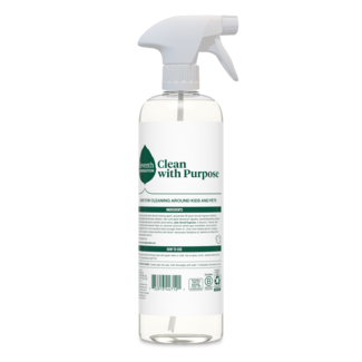 Seventh Generation Glass Cleaner - Sparkling Seaside Scent - Back of Pack