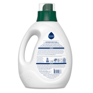 Seventh Generation Liquid Laundry Detergent - Free and Clear - Back of Pack