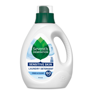 Seventh Generation Liquid Laundry Detergent - Free and Clear - Front of Pack