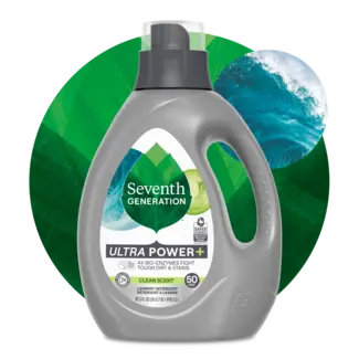 Seventh Generation Power Plus Liquid Laundry Detergent - Clean Scent
