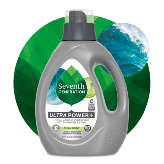 Seventh Generation Power Plus Liquid Laundry Detergent - Clean Scent