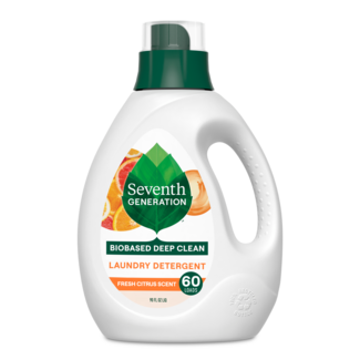 Seventh Generation Liquid Laundry Detergent - Fresh Citrus - Front of Pack