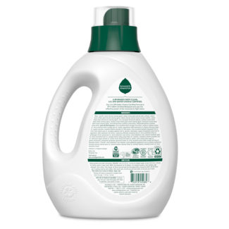 Seventh Generation Liquid Laundry Detergent - Sage and Cedar - Back of Pack