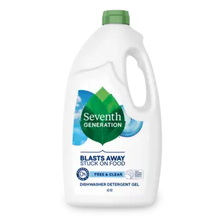 Seventh Generation Dish Gel - 42floz - Free and Clear - Front of Pack