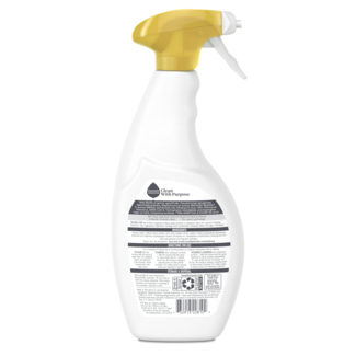 Seventh Generation Disinfecting Multi-Surface Cleaner - Spray Bottle - Lemongrass Citrus Scent - Back of Pack