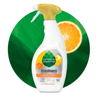 Seventh Generation Disinfecting Multi-Surface Cleaner - Spray Bottle - Lemongrass Citrus Scent