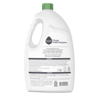 Seventh Generation Dish Gel - 65floz - Power Plus Fresh Citrus - Back of Pack
