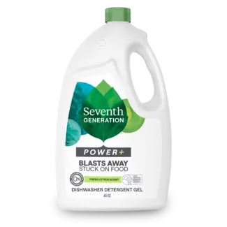 Seventh Generation Dish Gel - 65floz - Power Plus Fresh Citrus - Front of Pack