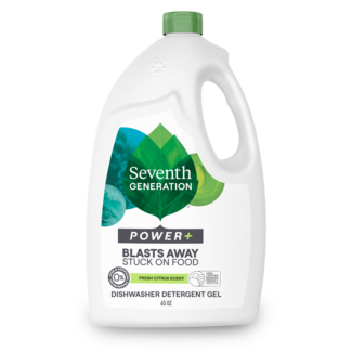 Seventh Generation Dish Gel - 65floz - Power Plus Fresh Citrus - Front of Pack