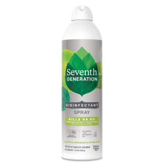 Seventh Generation Disinfectant Spray - Eucalyptus, Spearmint and Thyme Scent - Front of Pack