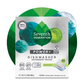 Seventh Generation Dishwasher Detergent Pack - 40 Count - Power Plus Fresh Citrus