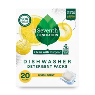 Seventh Generation Dishwasher Detergent Pack - 45 Count - Lemon - Front of Pack