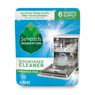Seventh Generation Dishwasher Cleaner - Fragrance Free - Front of Pack