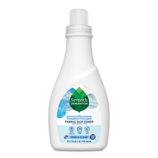 Seventh Generation Liquid Fabric Softener - Free and Clear - Front of Package