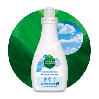 Seventh Generation Liquid Fabric Softener - Free and Clear - Front of Package