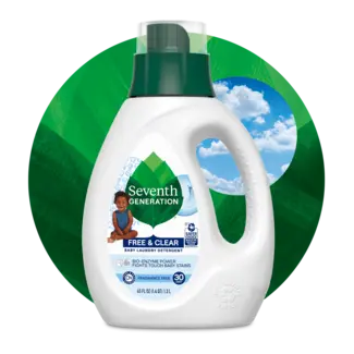Seventh Generation Free and Clear Baby Laundry Detergent - Front of Pack