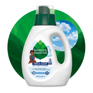 Seventh Generation Free and Clear Baby Laundry Detergent - Front of Pack