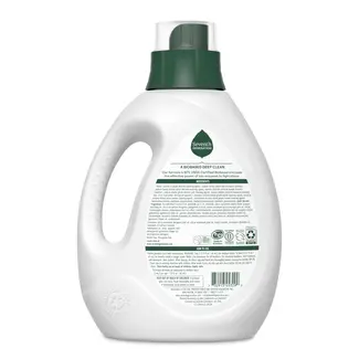 A plain view of the back of 90oz Fresh Scent Concentrated Laundry Detergent 