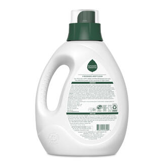 A plain view of the back of 90oz Fresh Scent Concentrated Laundry Detergent 