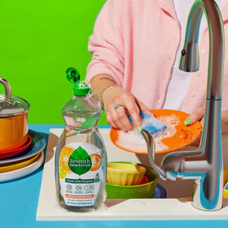 Dish Soap - Clementine Zest & Lemongrass | Seventh Generation