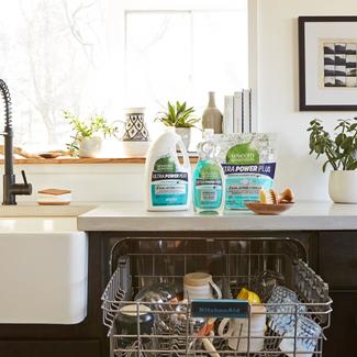 Seventh Generation Cleaning Products in Kitchen