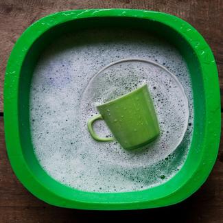 Dishes in Soapy Water