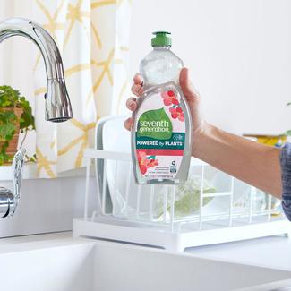 person holding seventh generation hand dish summer orchard scent