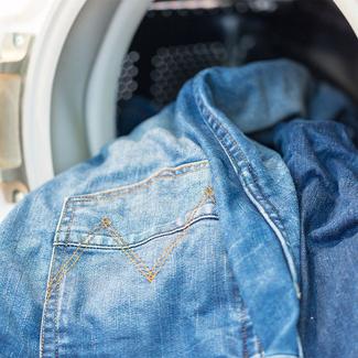 Jeans Going into Washer