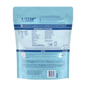 Laundry Detergent Packs back