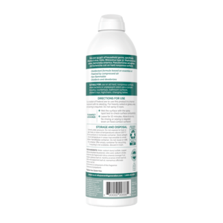 Disinfectant Spray back