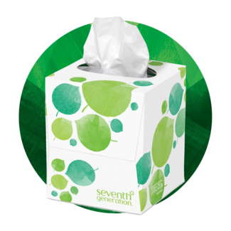 Seventh Generation 100% Recycled Facial Tissue 2-Ply 175/Box 13712BX 