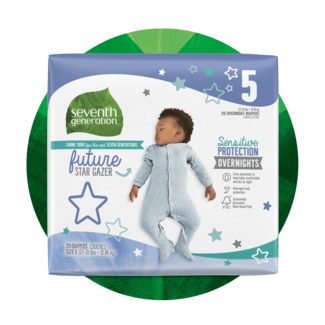 Overnight Baby Diapers - Size 5 (27-35 lbs)