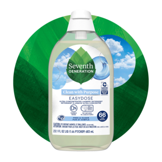 Seventh Generation Concentrated Laundry Detergent Liquid Free & Clear  Fragrance Free 40 oz