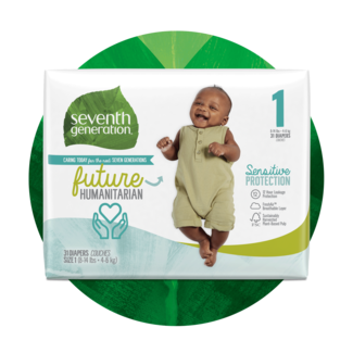 Sensitive Protection Baby Diapers front