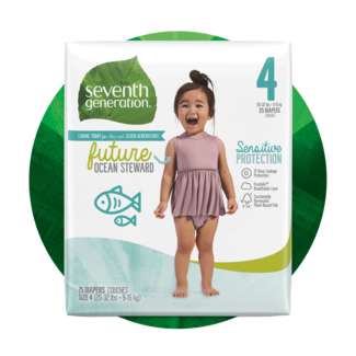 Sensitive Protection Baby Diapers front