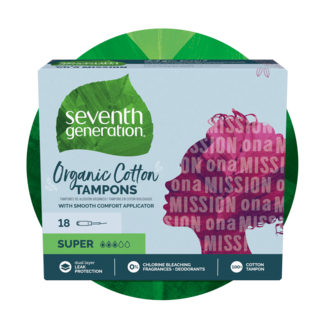 Organic Cotton Tampons - Super Absorbency