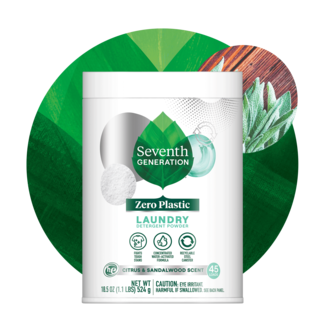 Zero Plastic Laundry Detergent Powder front