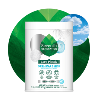 Zero Plastic Dishwasher Detergent Powder front