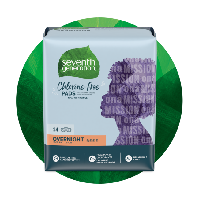 Maxi Pads Overnight Absorbency Seventh Generation