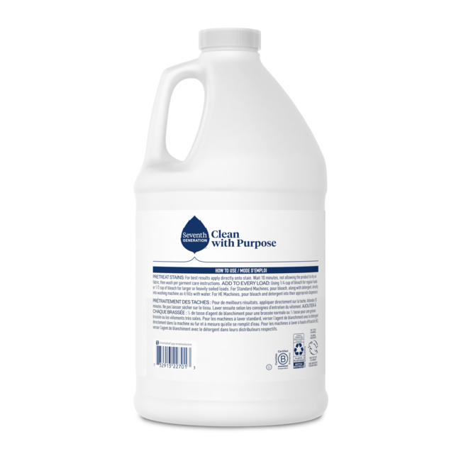Chlorine Free Bleach Free & Clear Seventh Generation