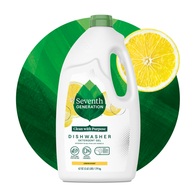 Dishwasher Detergent Gel Lemon Seventh Generation