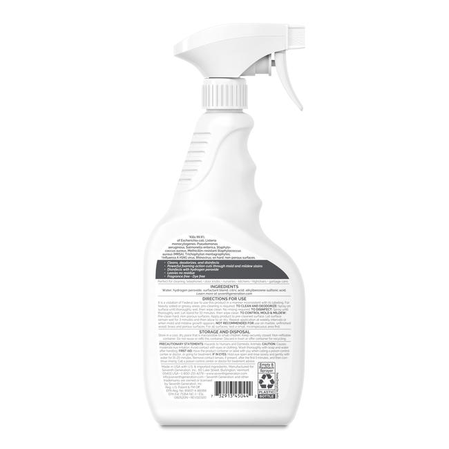 Disinfecting Hydrogen Peroxide Cleaner Fragrance Free Seventh