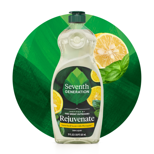 Dish Soap Yuzu Basil with Phytogaia™ Seventh Generation