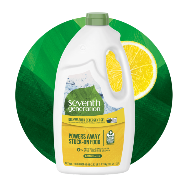 Dishwasher Detergent Gel Lemon Seventh Generation