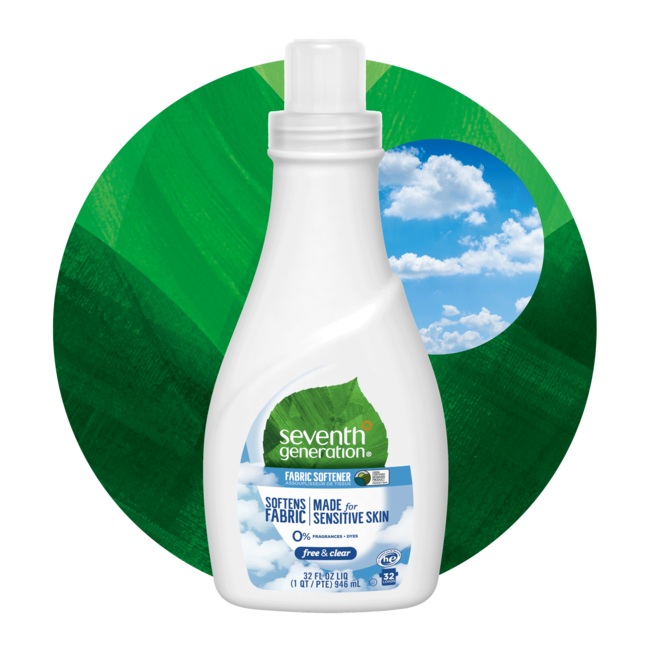 Liquid Fabric Softener Free & Clear Seventh Generation