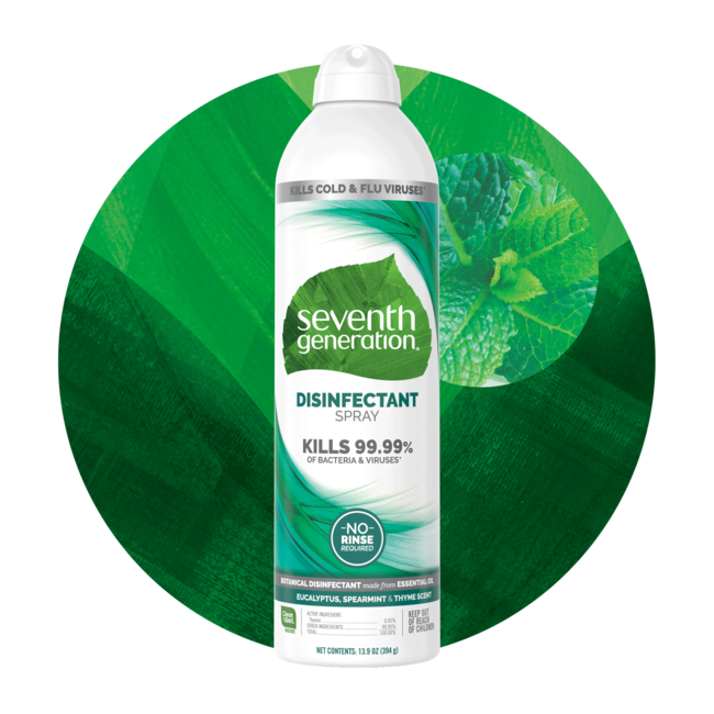Disinfectant Spray Eucalyptus, Spearmint & Thyme Seventh Generation