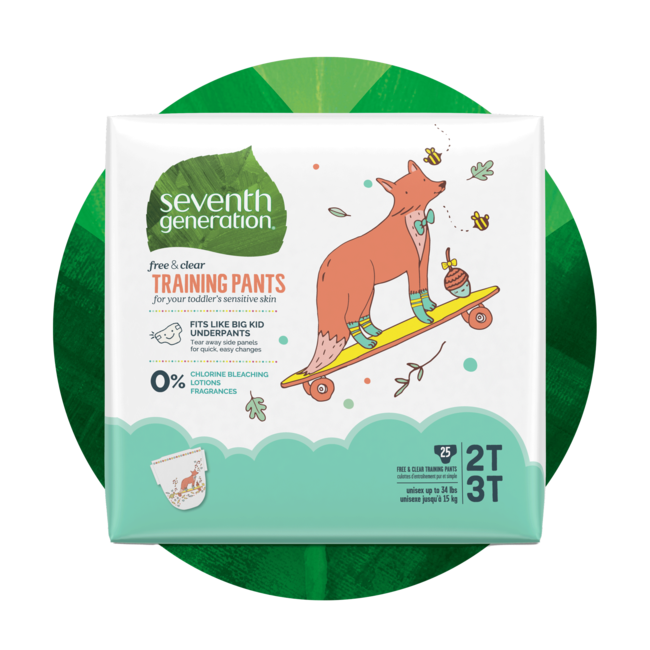 Toddler Training Pants 2T3T (up to 34 lbs) Seventh Generation