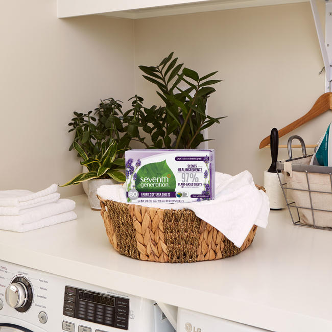 Fabric Softener Sheets Fresh Lavender Seventh Generation