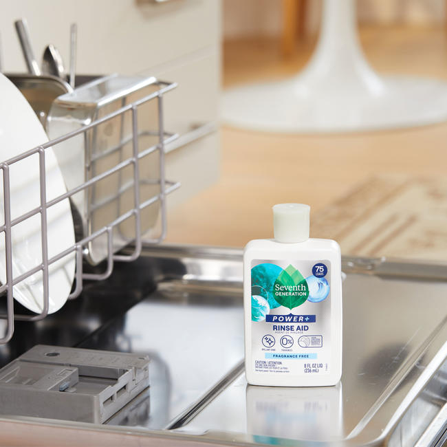 Power+™ Rinse Aid Fragrance Free Seventh Generation