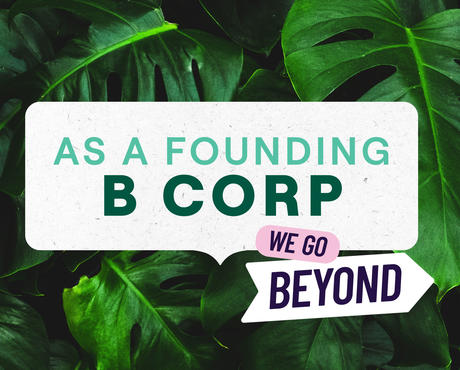 As a Founding B Corp, We Go Beyond